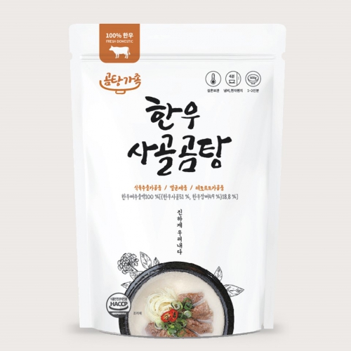 곰탕가족 한우 사골 곰탕 500g