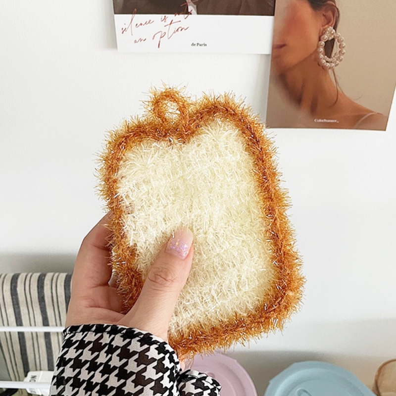 주방 수세미 아크릴 호빵 식빵 손뜨개 상품이미지