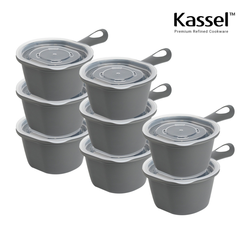 카셀 [Kassel] 국내생산 퓨어린 다용도(햇밥용기 레저용) 손잡이 용기 275ml- 8종16p세트 상품이미지