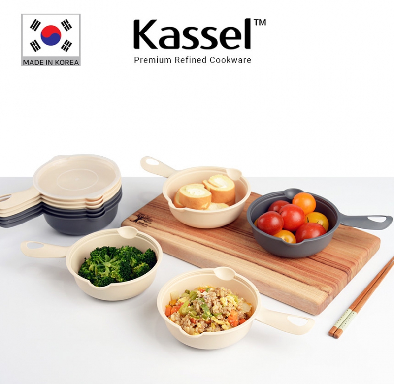 [Kassel] 카셀 국내생산 퓨어린 다용도(햇밥용기, 레저용) 손잡이 용기 500ml- 4종8p세트 상품이미지