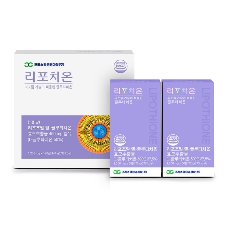 크리스탈 생명 약국 전용 리포치온 1200mg 60정 상품이미지