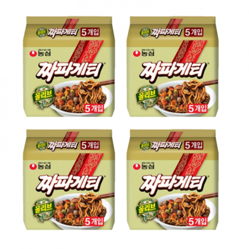 농심 올리브 짜파게티, 140g, 20개(유통기한_24년 11월 13일 까지) 상품이미지