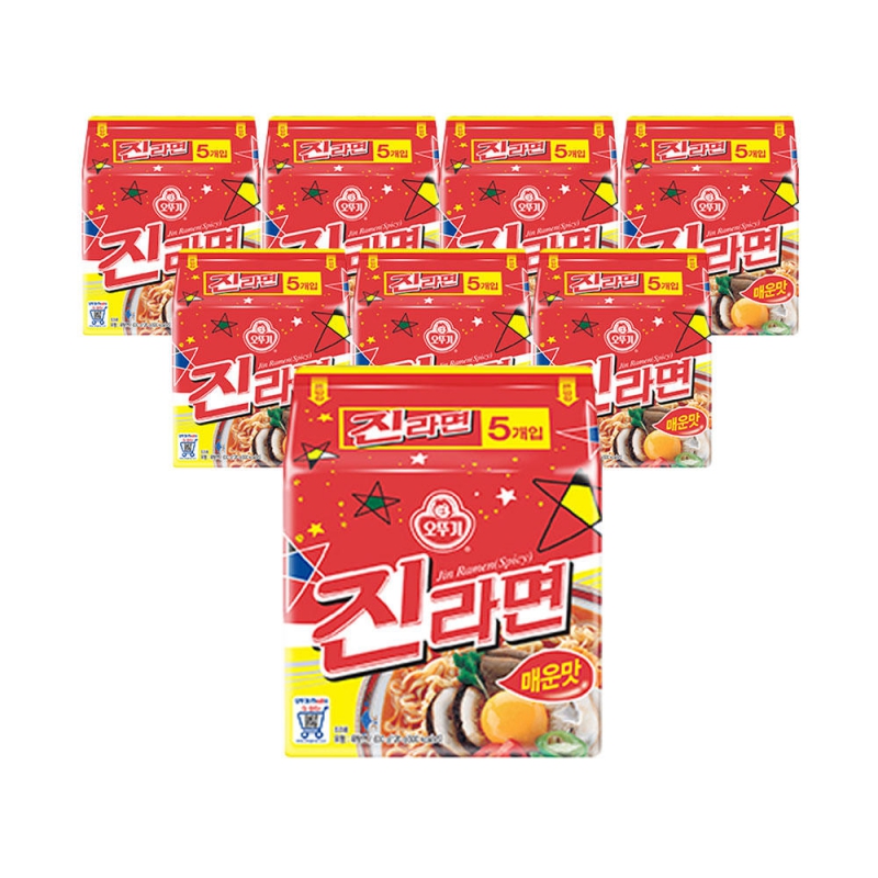 오뚜기 진라면 매운맛, 120g, 40개(유통기한 24년 09월 06일 까지) 상품이미지