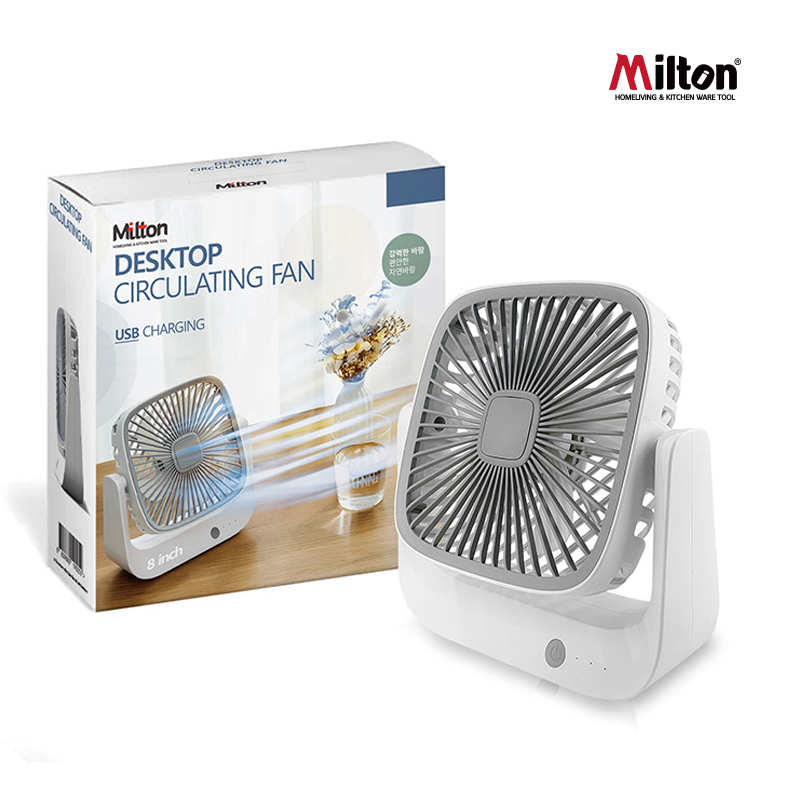 밀튼 휴대용 데스크 써큘팬 SQD-W 상품이미지