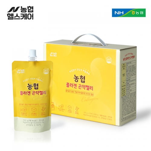 농협홍삼 한삼인 콜라겐 곤약젤리 150g * 10포 손잡이 박스