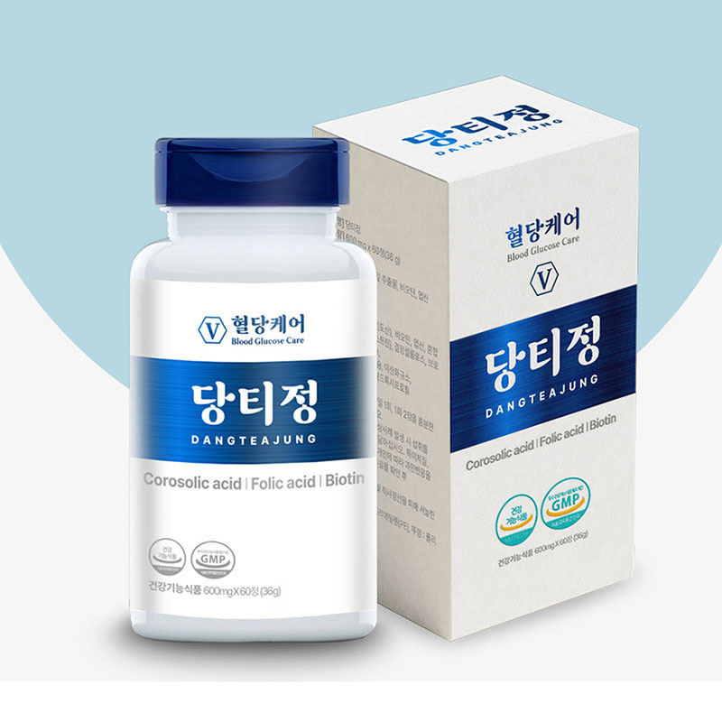 당티정 식후 혈당 케어 조절 건강 기능 식품 당뇨관리 600mg * 60정 상품이미지