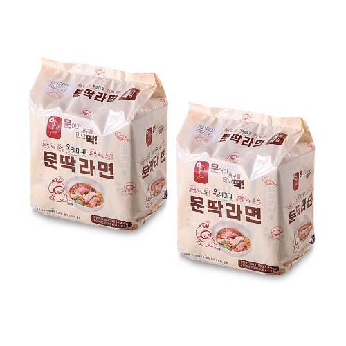 올레마켓 문딱라면 봉지면 120g * 4개입