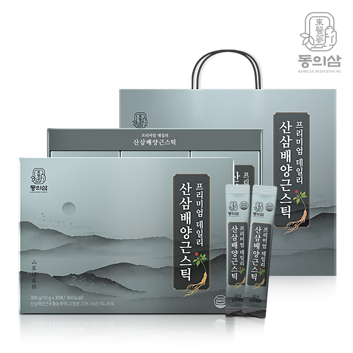 [동의삼] 프리미엄 데일리 산삼배양근스틱 (10g*30포) 상품이미지