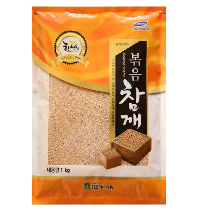 [김포맥아식품] 고소하고 맛있는 대용량 볶음 참깨 1kg 상품이미지