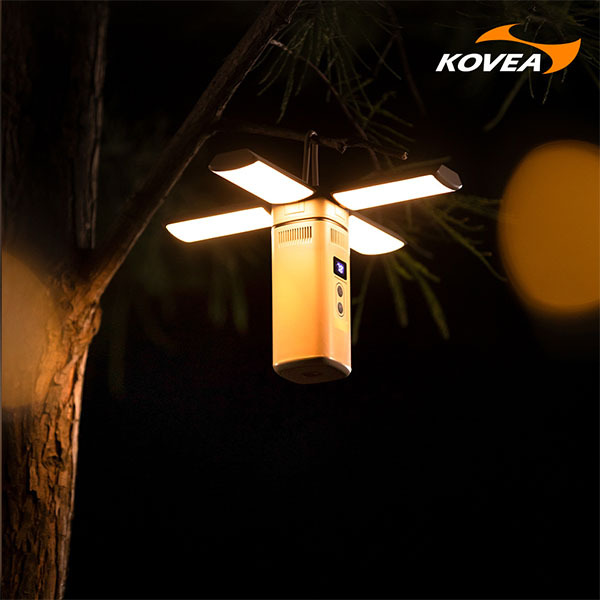 [코베아] 블루투스 스피커 LED 라이트 캠핑 랜턴 (KECQ9LD-02/6단계 LED라이트/보조배터리) 상품이미지