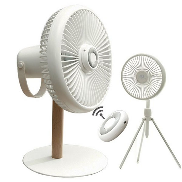 [네베프] 무선 탁상용 선풍기 (NBF-1000/4단풍속조절/무드등/리모컨) 상품이미지