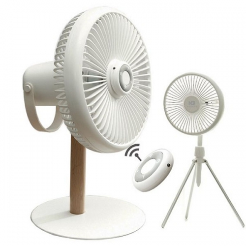 [네베프] 무선 탁상용 선풍기 (NBF-1000/4단풍속조절/무드등/리모컨)