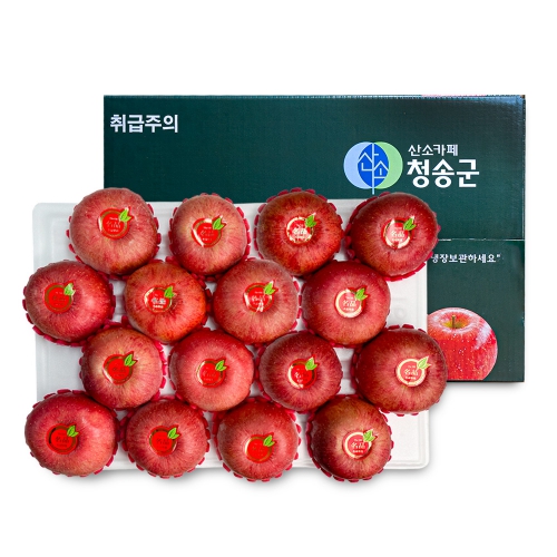 [오늘신선] 경북 청송네자매 명절선물 프리미엄 사과세트 5kg