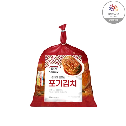 종가집 포기김치 4kg