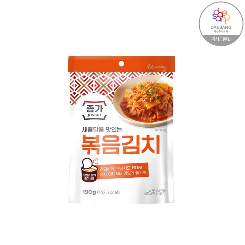 종가집 볶음김치190g(파우치)X7 상품이미지