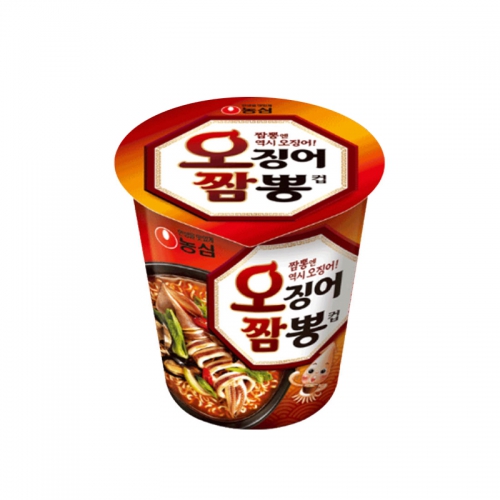 오징어짬뽕컵, 67g, 1개(유통기한 09.27일 까지)