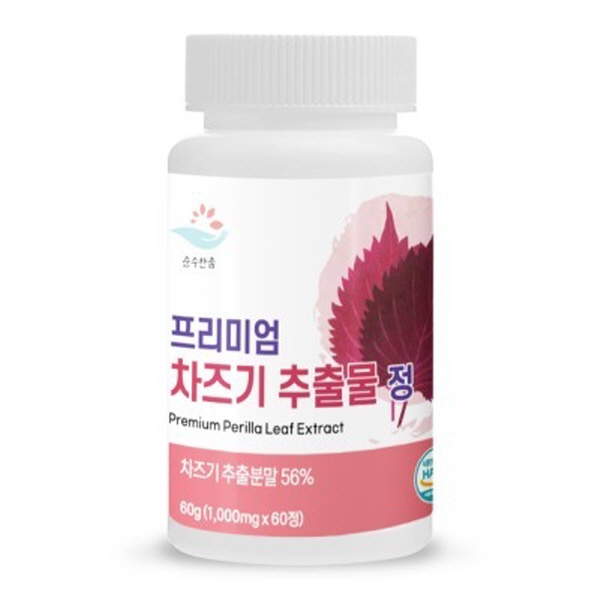 [순수한줌] 프리미엄 차즈기 추출물 1000mg x 60정 상품이미지