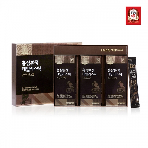 [한국인삼공사] 정관장 홍삼본정 데일리스틱 10ml*30포 +정품쇼핑백