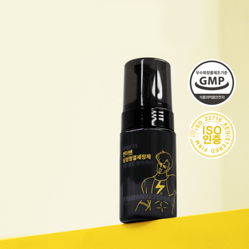엔떼로 T3 썬더맨 남성청결세정제 100ml 상품이미지