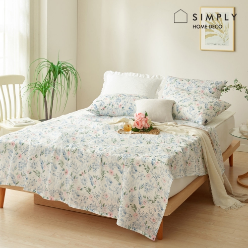 [simply home] 심플리홈 알로하 시어서커 여름 홑이불 S