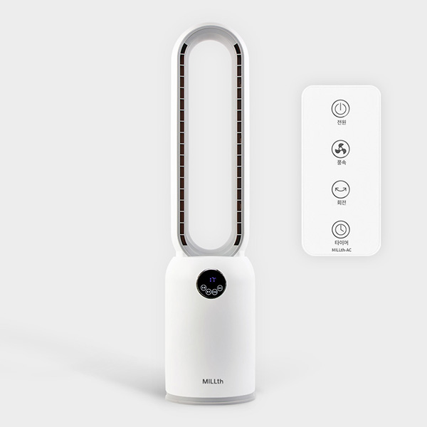 [MILLTH] 밀스 AC디지털 날개없는 선풍기 리모콘(MTH-FAN2025AC-DIG) 상품이미지