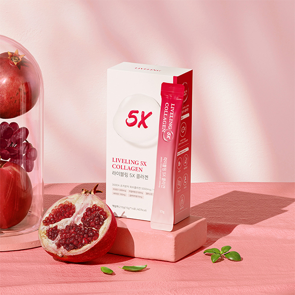 [라이블링] 5X콜라겐(석류맛) 5,000mg 15g*14ea 상품이미지