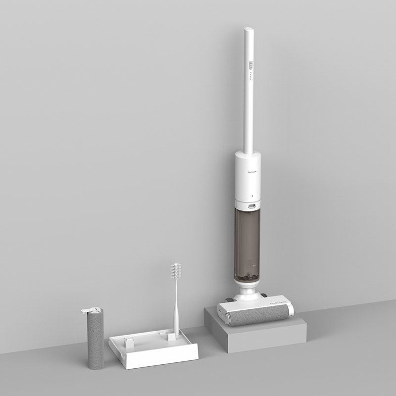 [라쿠진] 자동세척 습건식 겸용 무선 진공 물걸레 청소기 (LCZ2211WT) 상품이미지