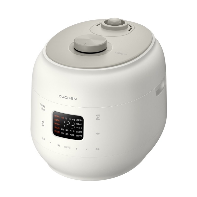 [쿠첸] 10인용 압력밥솥(CRS-WD1010FMW)듀얼프레셔/음성 상품이미지