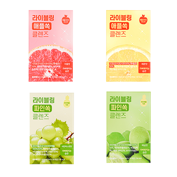 [라이블링] 애플쏙/파인쏙 클렌즈 15ml x 30포 03일 16시 상품이미지