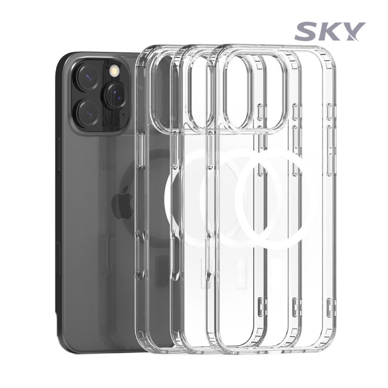 [스카이][3개입] 맥세이프 투명 폰 케이스 갤럭시 S25 S24 S23 플러스 울트라 엣지/아이폰 16 15 14 프로 맥스 상품이미지