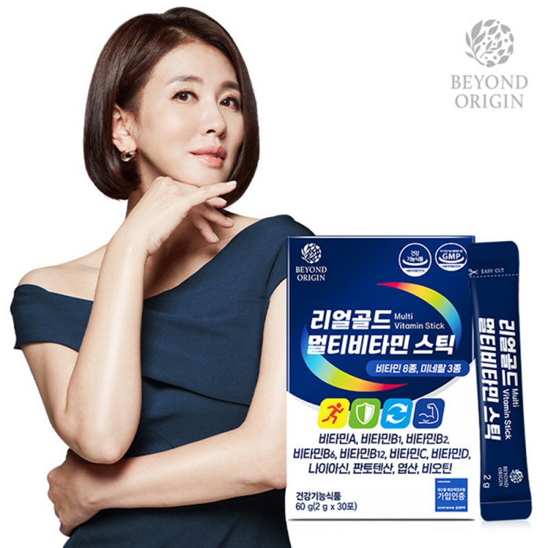 [비욘드오리진] 리얼골드 멀티비타민스틱 2g x 30포 (건강기능식품) 상품이미지