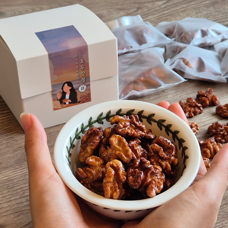 [선수빵] 오븐에 구운 건강 비건 호두 정과 100g X 6박스 21일 16시 상품이미지