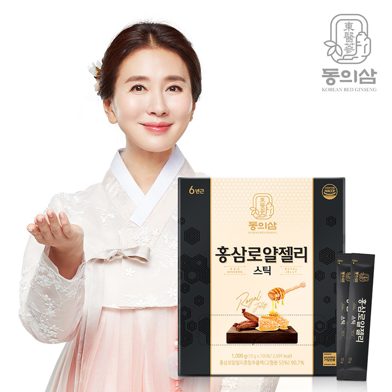 동의삼 홍삼로얄젤리스틱 10g x 100포 쇼핑백 포함 28일 16시 상품이미지