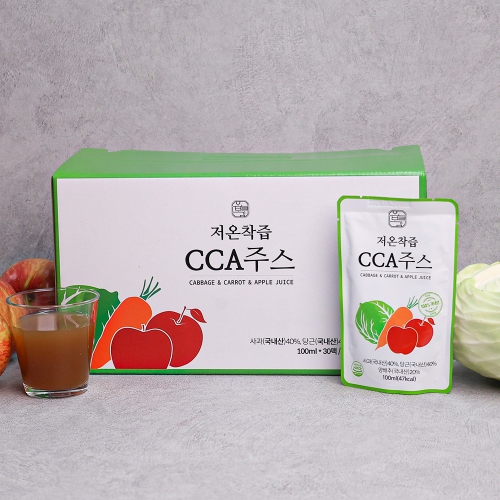 [오늘보감] 2025년 추석 선물세트 100% NFC착즙 국내산 클렌즙 CCA주스 100ml 30팩