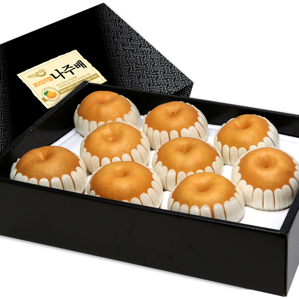 지브로와 프리미엄 비단고을 나주 배 5kg~7.5kg 고급박스 부직포 포장 상품이미지