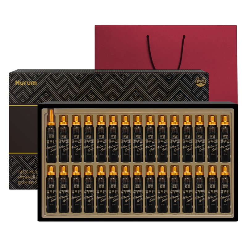 [휴럼]로얄 알부민 골드 20ml x 30병(쇼핑백증정) 상품이미지
