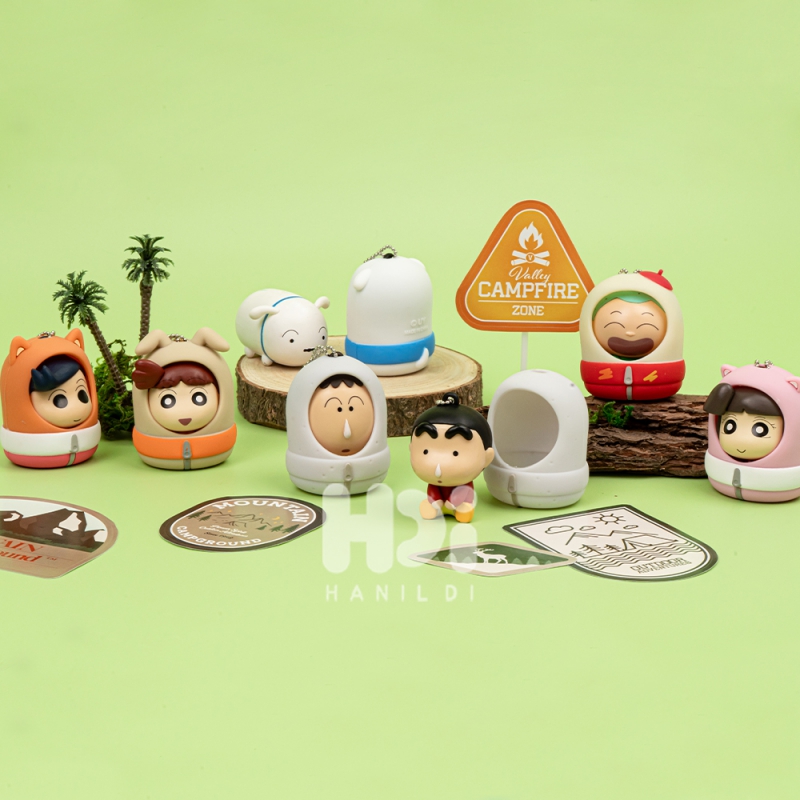 [레토] 짱구 침낭 피규어 키링 랜덤뽑기 가챠뽑기 (CSC-CN01) 25일 16시 상품이미지