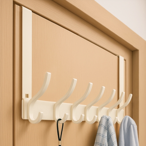 [레토] 모자걸이 도어행거 문걸이행거 문옷걸이 후크 7구 (LFI-DH01)