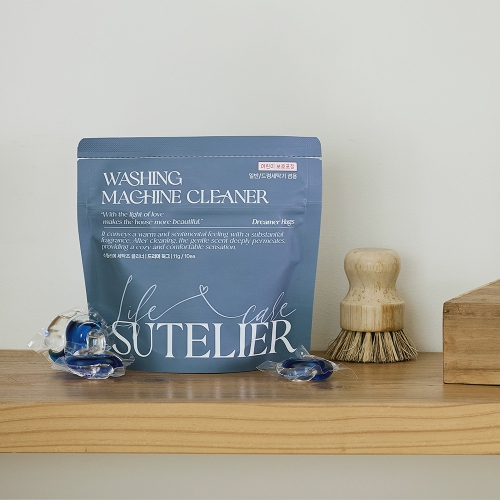 [수뜰리에] 고농축 캡슐 세탁기 청소 클리너 드럼 통돌이 10개입