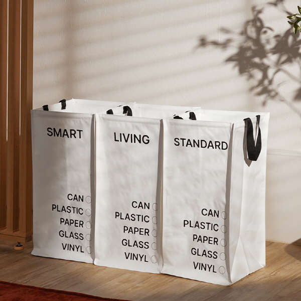 [키친플래그] 3단 타포린 분리수거함 상품이미지