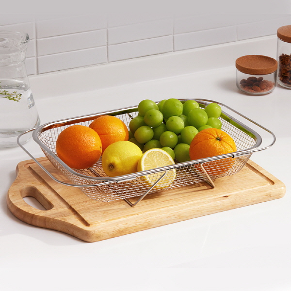 [키친플래그] 스테인레스 304 싱크대 슬라이드 채반 상품이미지