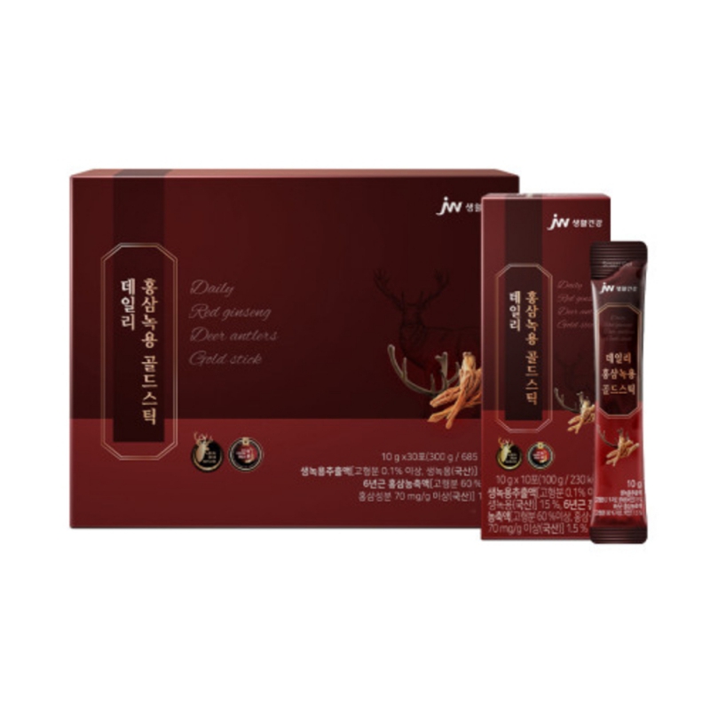 [JW생활건강] 데일리홍삼녹용골드스틱 (10g x 30포)13일 16시 상품이미지