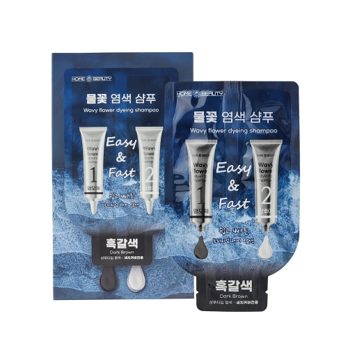 5분염색- 물꽃 염색샴푸