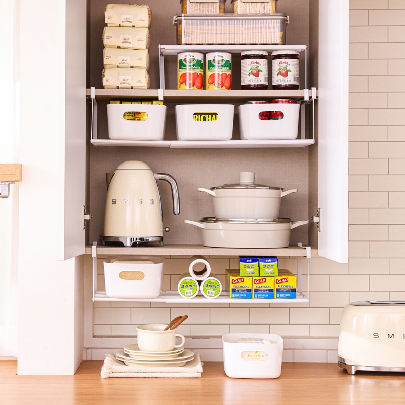 핏테라 1초 착착 언더선반 대형세트 2P+서랍형 바구니 1P 신발장 옷장 서랍 공간 정리 필수템 상품이미지