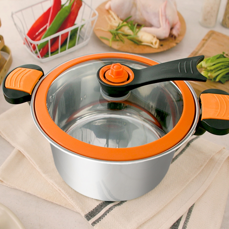 뚝딱 도깨비 가볍고 넉넉한 대용량 3.5L 스테인리스 진공 가마솥 상품이미지