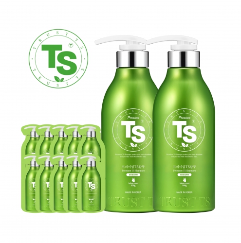 [TS] 프리미엄 샴푸 4종세트(본품300g*4개+사은품 파우치6g*20개)