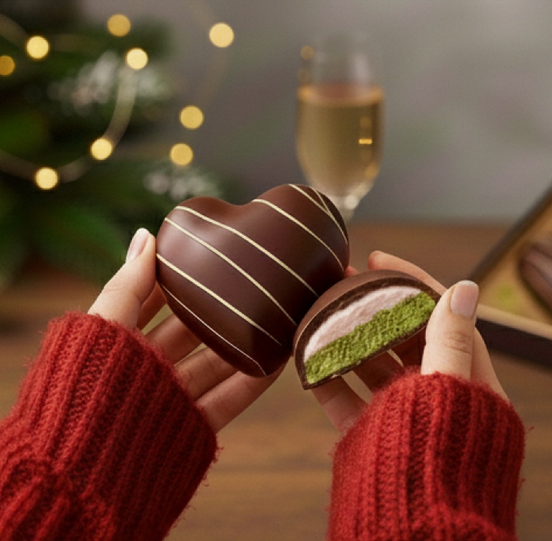 지브로와 파스타치오 코튼 솜사탕 하트 초콜릿 130g 상품이미지