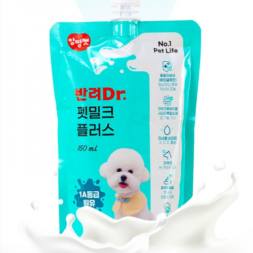 앙팡펫 반려닥터 1A등급 원유 펫밀크 플러스 150ml x 10입