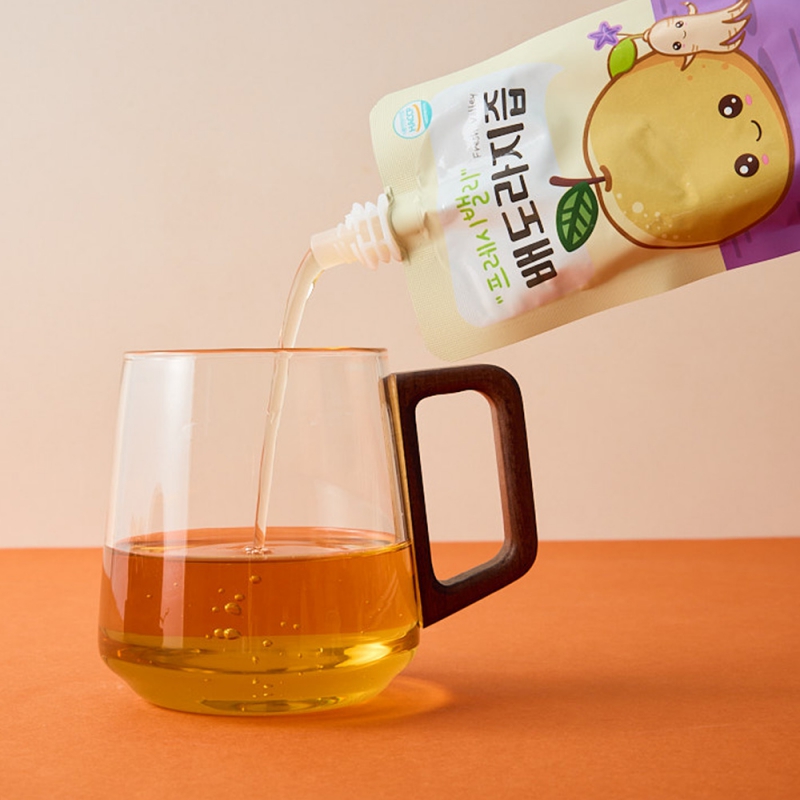 국산배 도라지 대추 생강을 정성껏 담아 만든 프레시밸리 배도라지즙 100mlX10개 상품이미지