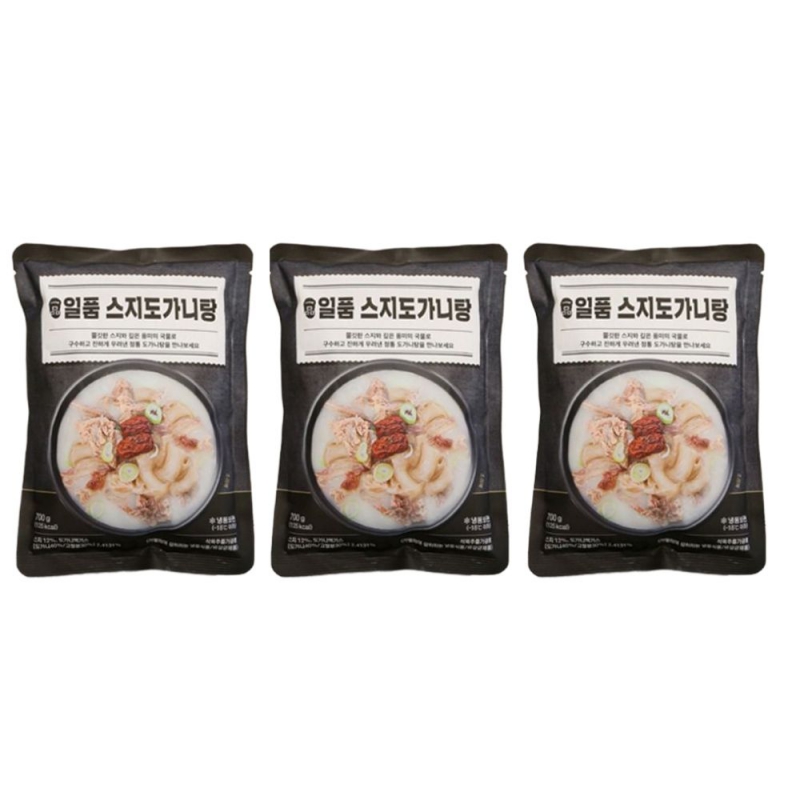 (총6인분)제대로 끓인 스지도가니탕700g x 3팩 상품이미지